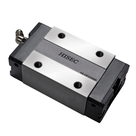 Hisec Original CNC carril guía lineal rodamiento guías lineales deslizante bloque de precisión 4